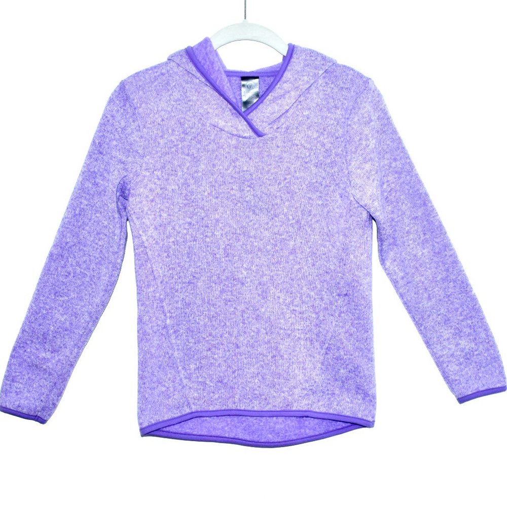C9 Champion Purple Heather Sweater Fleece Pullover Hoodie - Large (10-12)